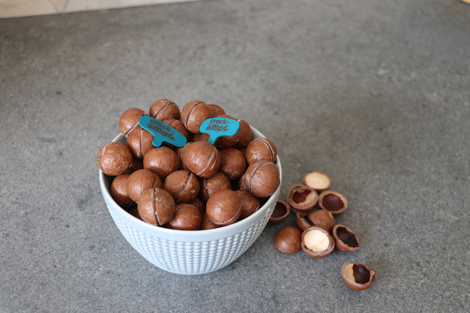 Slotted Macadamia Nuts